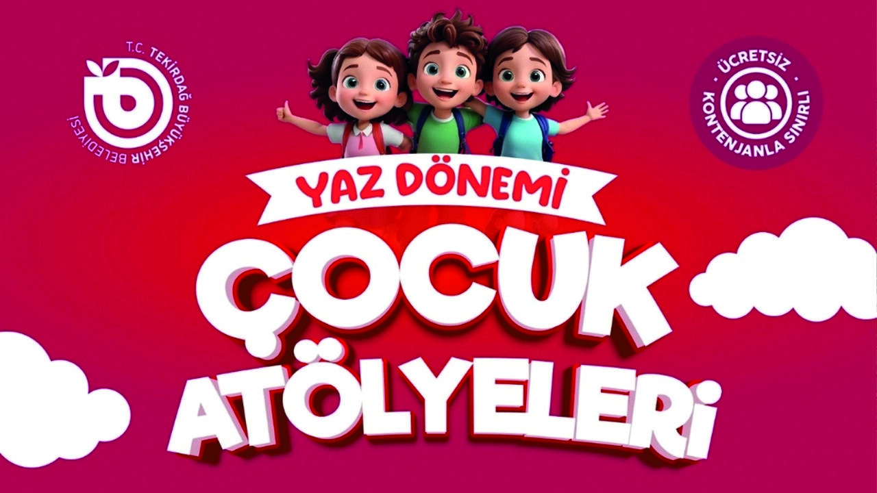 Çerkezköy’de Minikler İçin Eğitici Yaz Atölyeleri Başlıyor