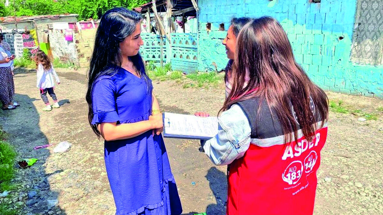 Çerkezköy’de Roman Mahallelerinde Sosyal Hizmet Çalışmaları Sürüyor
