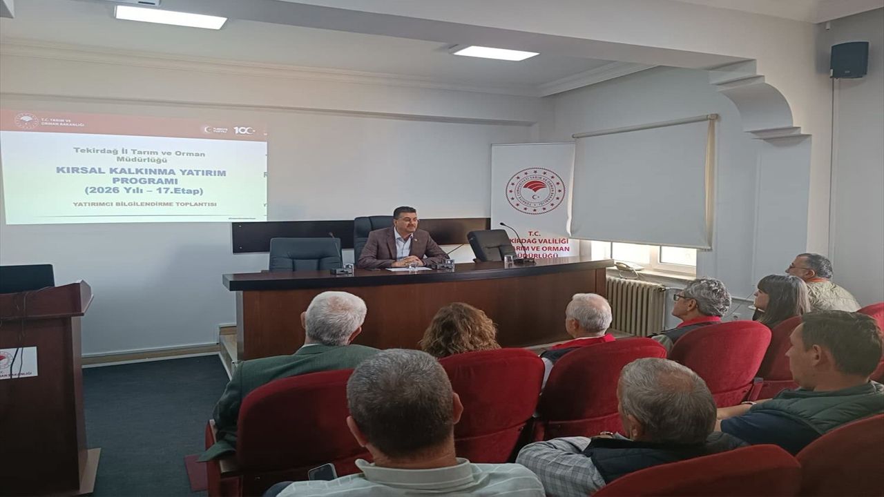 Tekirdağ’da hibe hakkı kazanan yatırımcılara bilgilendirme toplantısı