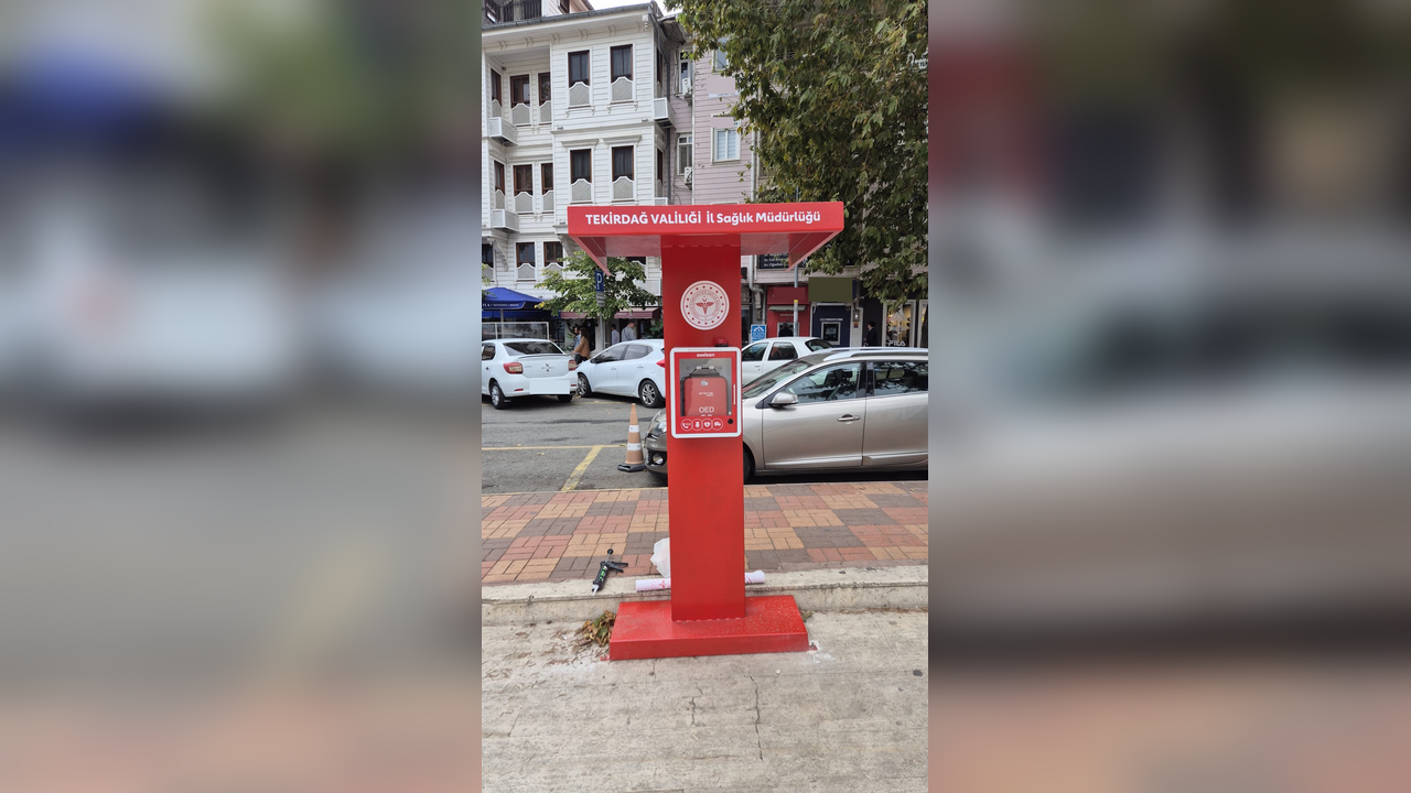 Tekirdağ’da OED cihazları 3 noktada vatandaşların kullanımına sunuldu