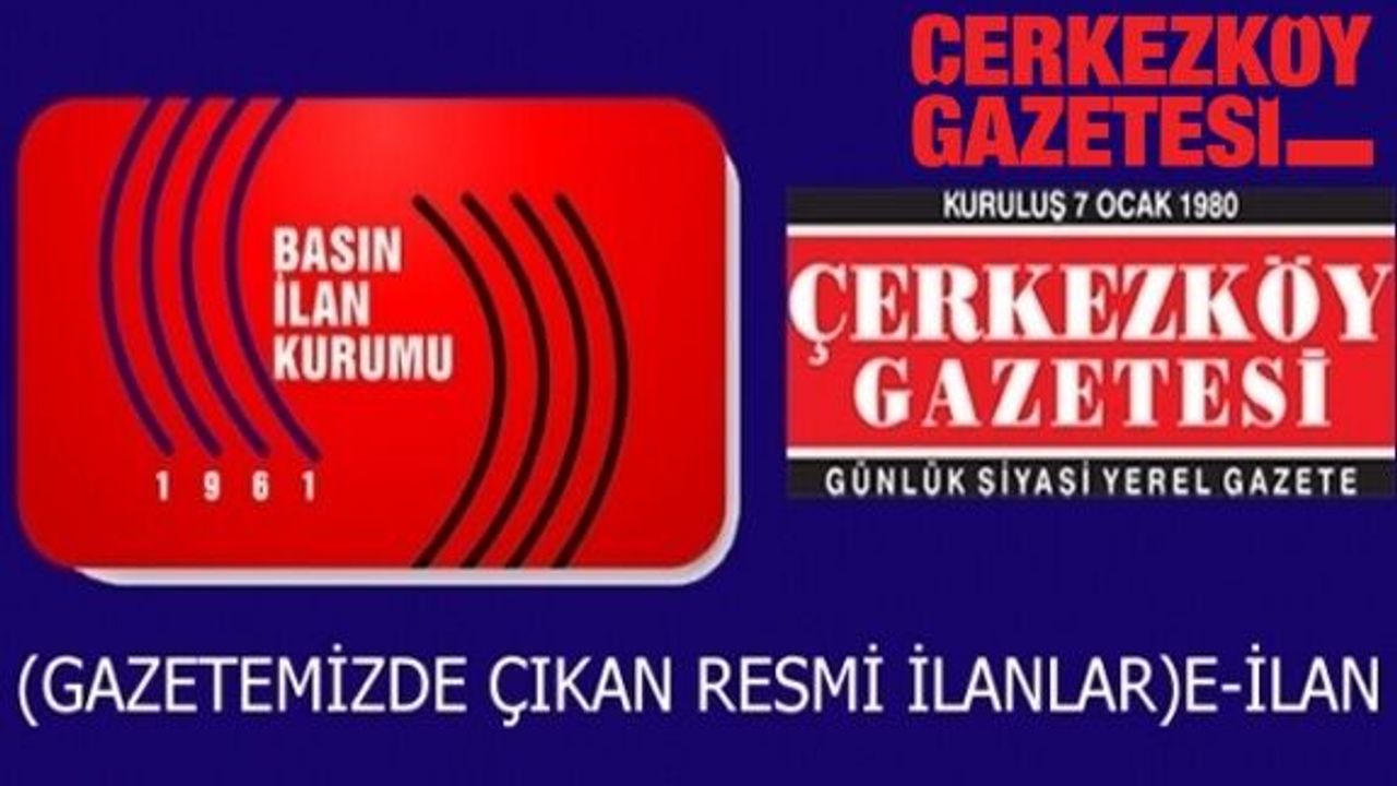 T.C. ÇERKEZKÖY İCRA DAİRESİ 2016/376 TLMT.