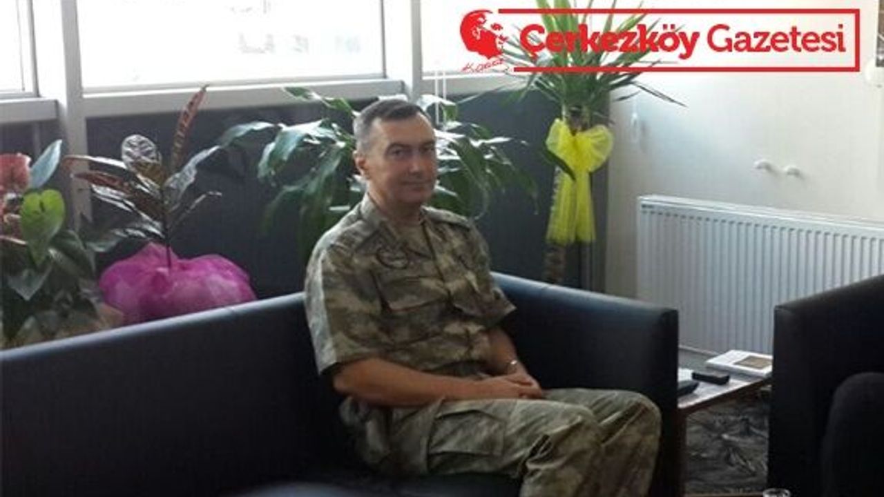 Çerkezköy Tugay Komutanı Tümgeneralliğe terfi etti