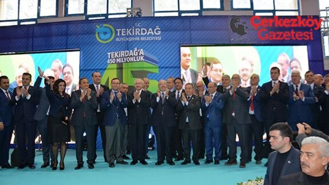 Kılıçdaroğlu 450 Milyonluk 45 projenin açılışını gerçekleştirdi