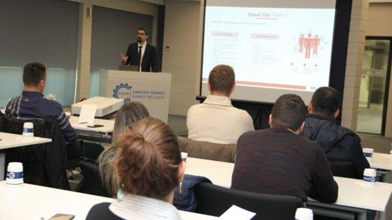 ÇOSB’de KVKK ve VERBİS Kayıt Süreci Semineri düzenlendi