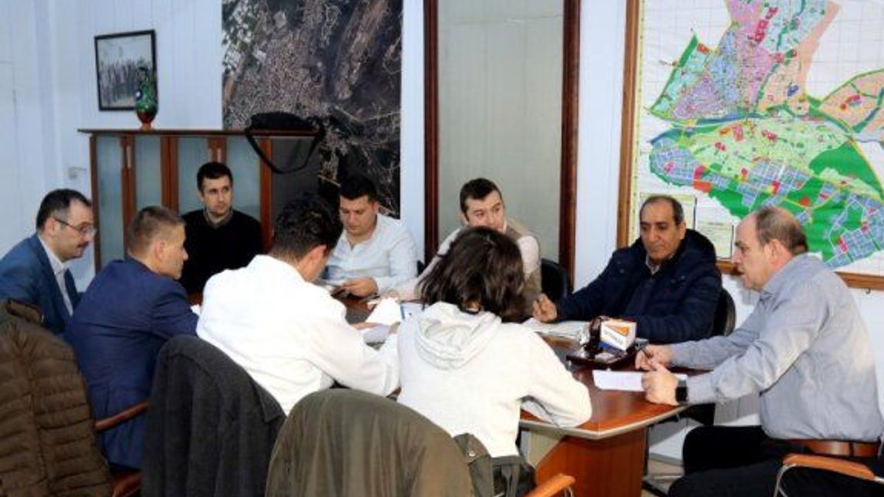 Altyapı kordinasyon toplantısı yapıldı