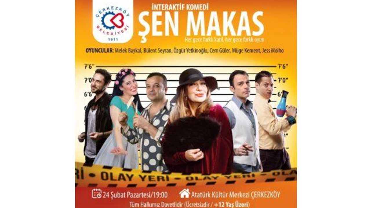 Atatürk Kültür Merkezinde Şen Makas sahnelenecek