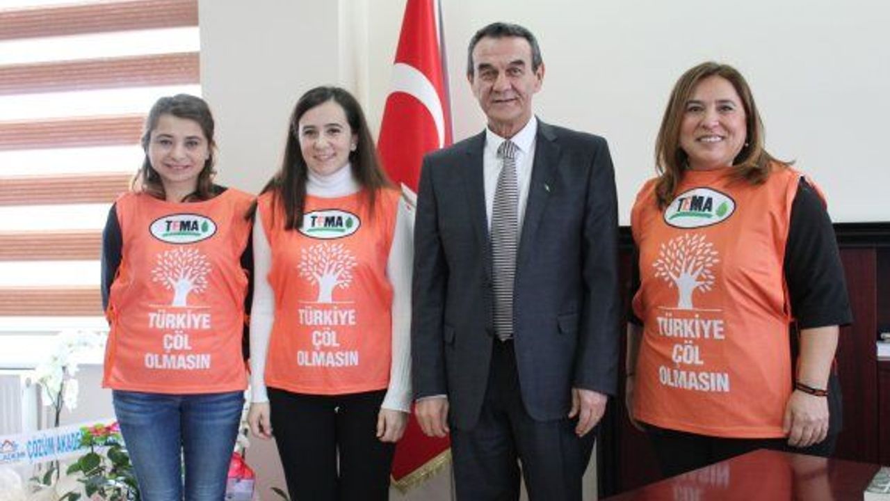 TEMA Çerkezköy Kaymakam Abban’ı ziyaret etti