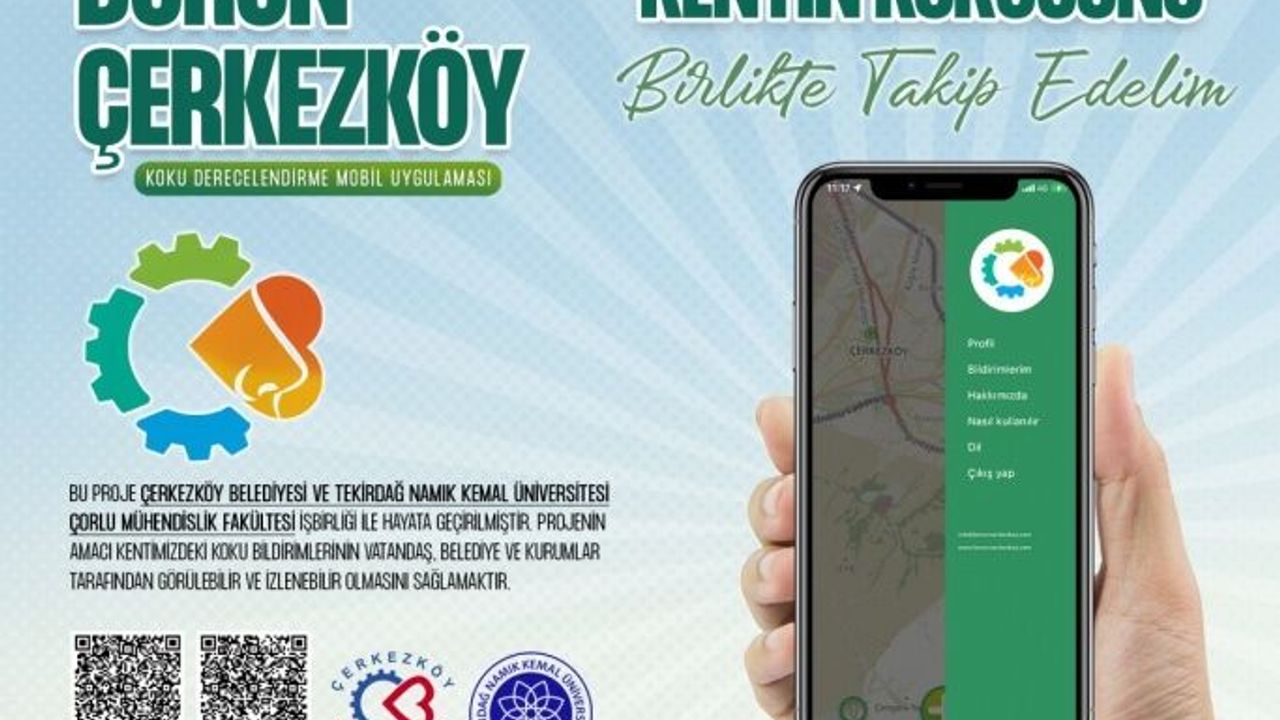 BURUN ÇERKEZKÖY MOBİL UYGULAMASI HAYATA GEÇTİ