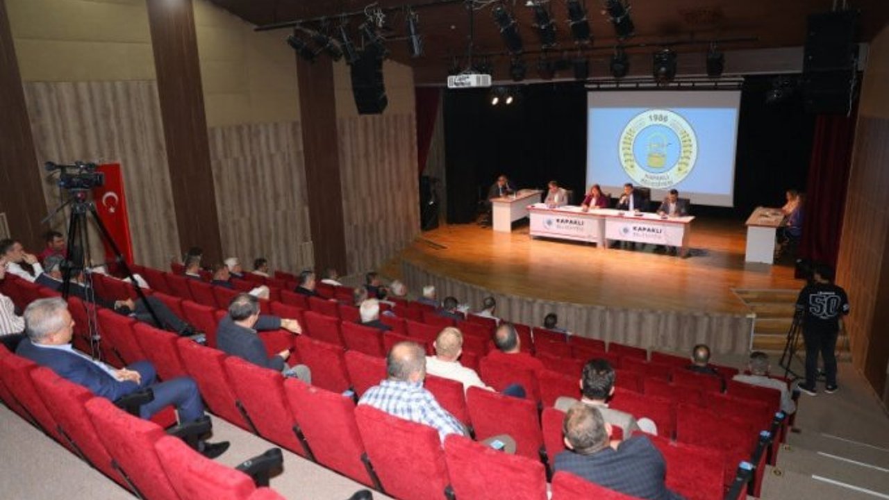 Kapaklı Ekim Ayı Meclis Toplantısının İlk Oturumu Yapıldı