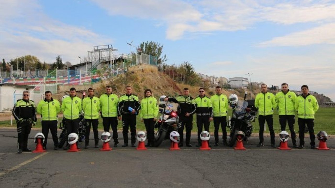 Şahinlere, Motosikletli Trafik Polisi Sürüş Teknikleri Eğitimi