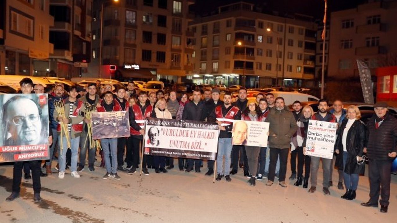 Mumcu katledilişinin 30. Yılında Çerkezköy’de anıldı