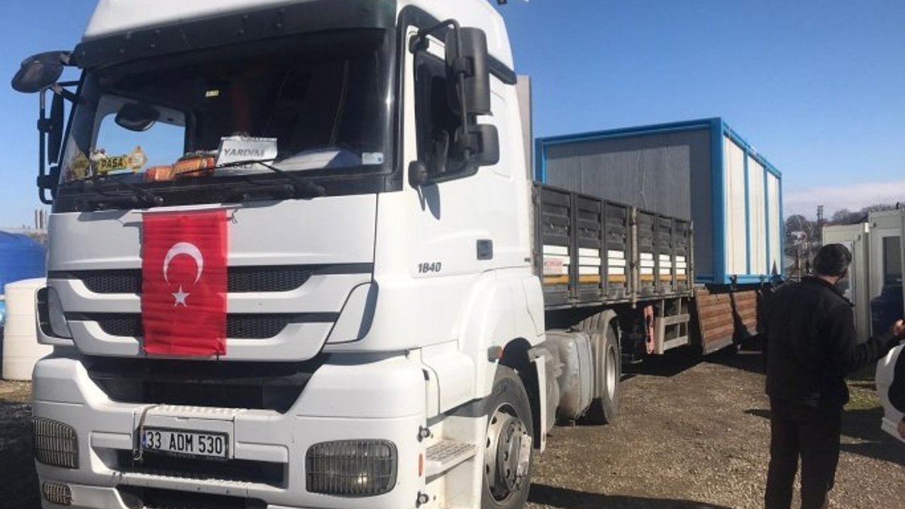 ÇOSB 150 konteynerlik yaşam alanı kuruyor