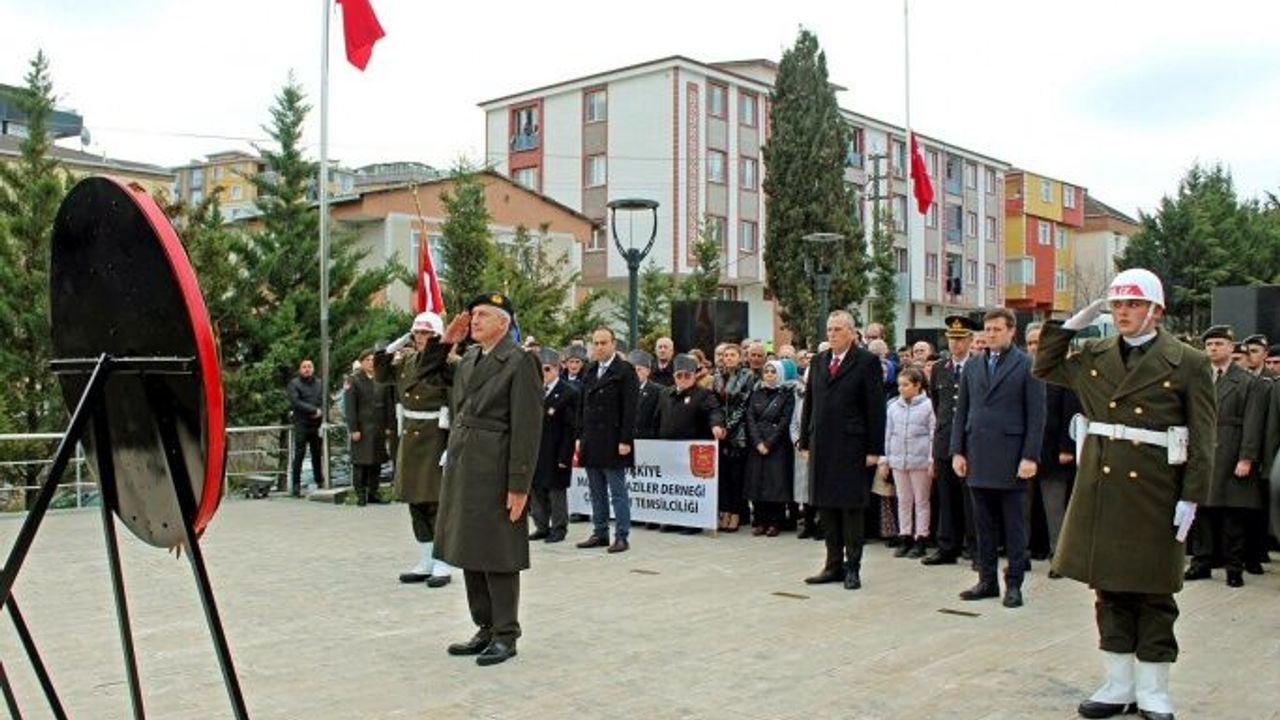 Çerkezköy’de 18 Mart Şehitleri Anma Günü ve Çanakkale Deniz Zaferi'nin 108. Yıl Dönümü Töreni Düzenlendi