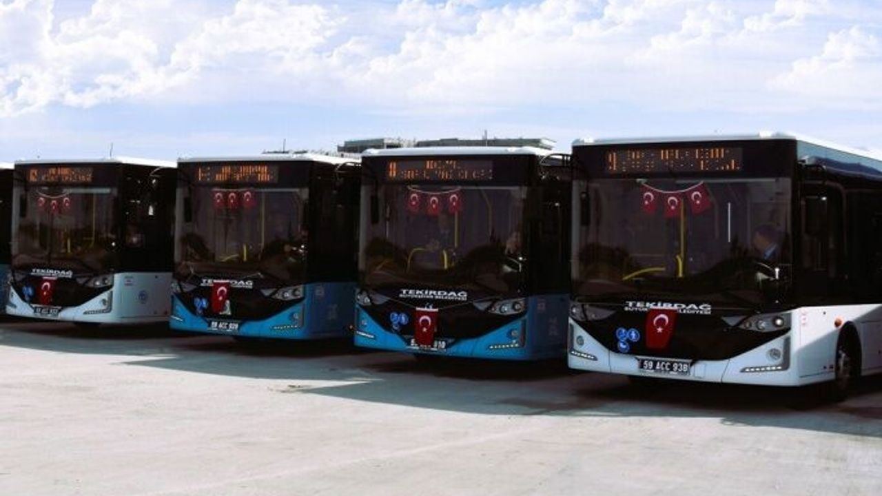 TEKİRDAĞ BÜYÜKŞEHİR BELEDİYESİ’NDEN 1 MAYIS’TA ÜCRETSİZ ULAŞIM