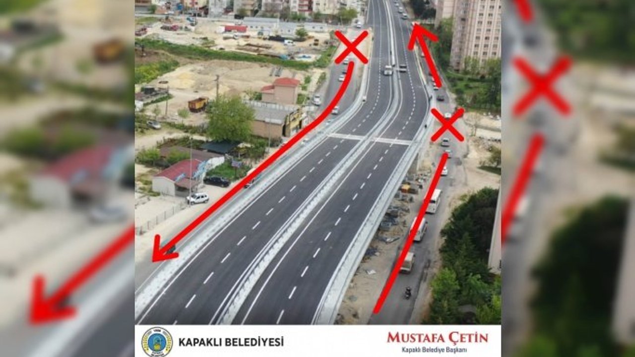 Yıldızkent Köprülü Kavşak yan yol çalışmaları başladı