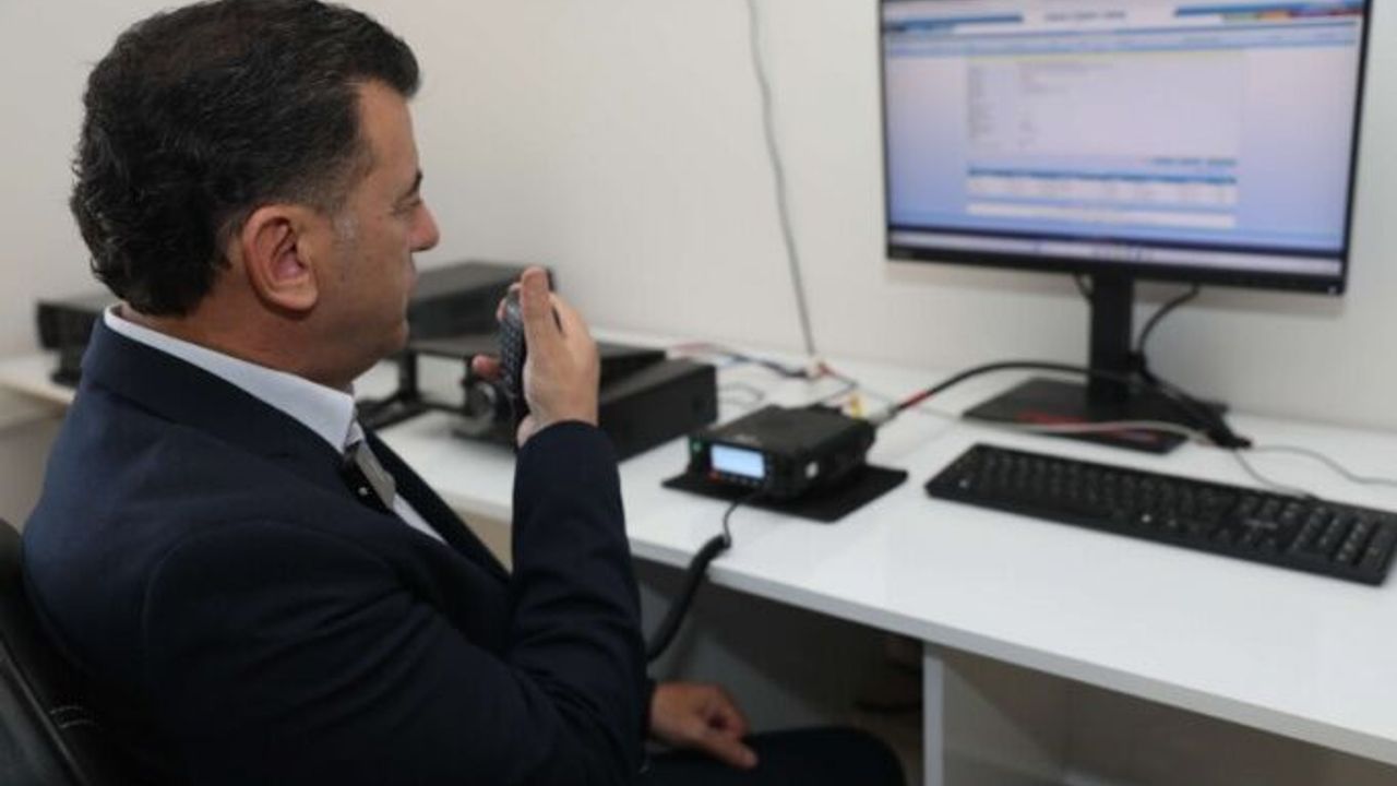 Başkan Çetin Yangın Söndürme Çalışmalarını Takip Ediyor
