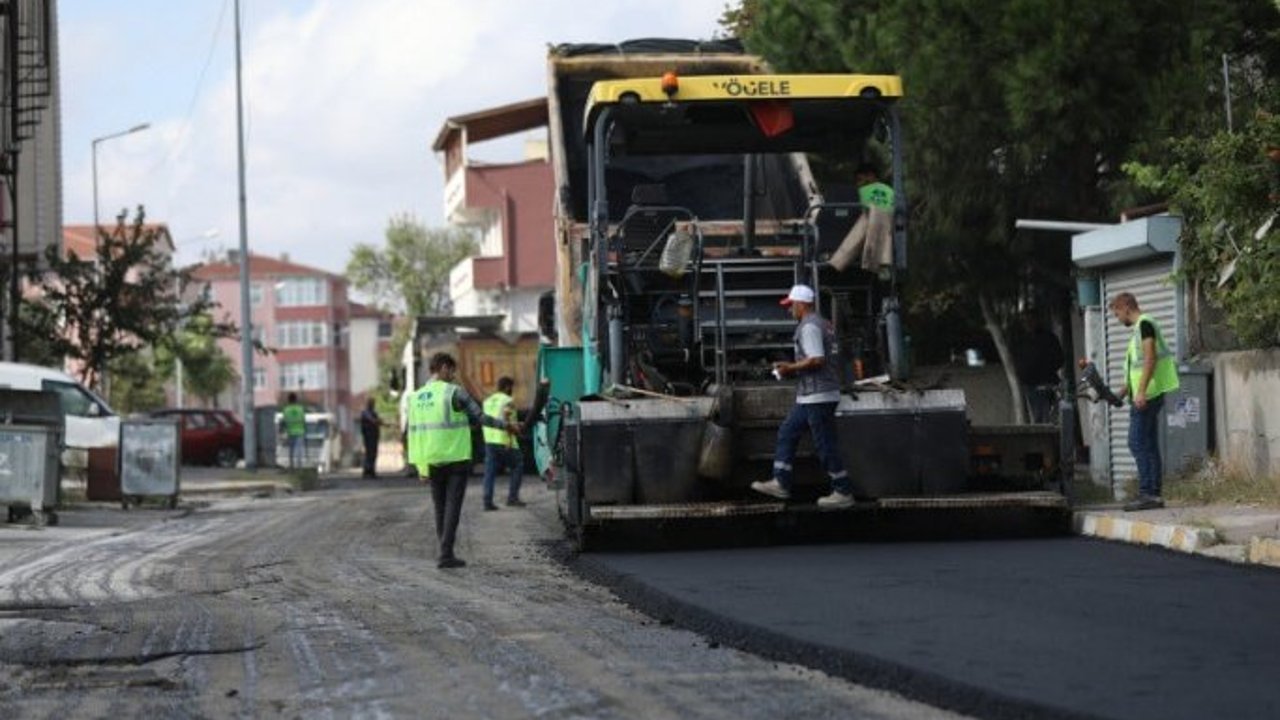 Başkan Çetin, Başlayan Asfalt Çalışmalarını İnceledi