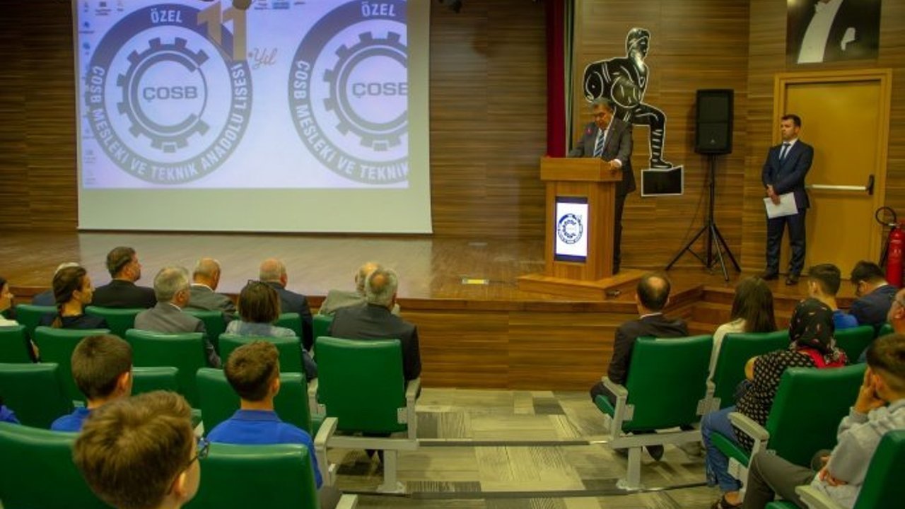 Özel ÇOSB Mesleki ve Teknik Anadolu Lisesi’nde yeni eğitim-öğretim yılı başladı