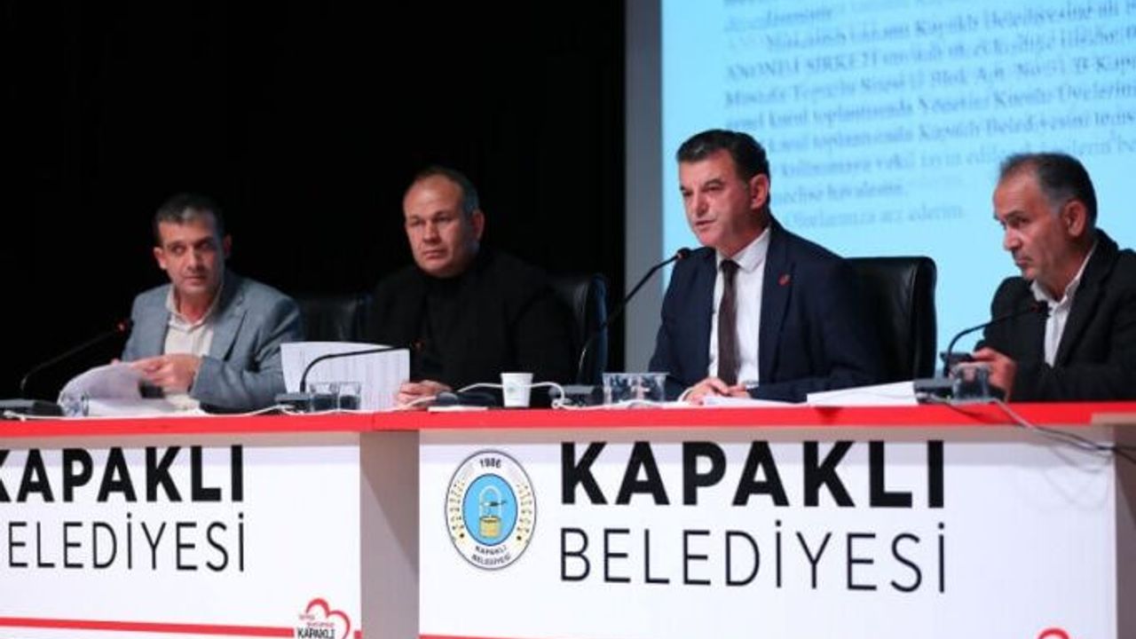 Kapaklı Aralık Ayı Meclis Toplantısının İlk Oturumu Yapıldı