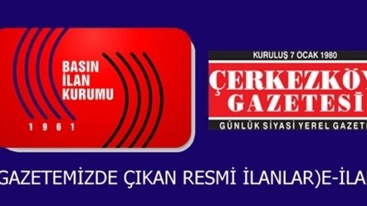 T.C. KARA KUVVETLERİ KOMUTANLIĞI 3. ÜNCÜ ZIRHLI TUGAY KOMUTANLIĞI İHALE KOMİSYON BAŞKANLIĞI ÇERKEZKÖY / TEKİRDAĞ