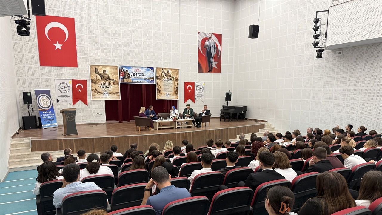 Tekirdağ’da öğrencilere Ahilik geleneği anlatıldı