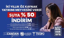 TESKİ’den Suya Büyük İndirim Kararı