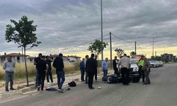 Çorlu’da Korkutan Kaza Kamerada: Motosiklet Sürücüsü Yaralandı