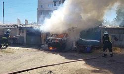 Tekirdağ’da Korkutan Yangın: Otomobil ve Garaj Kullanılamaz Hale Geldi