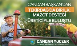 Candan Başkan'dan Tekirdağ'da Bir İlk: Mazot Desteği Üreticiyle Buluştu