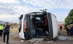 Tekirdağ'dan Kayseri'ye Giden Yolcu Otobüsü Kaza Yaptı: 41 Yaralı