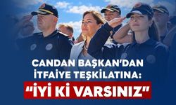 Candan Yüceer’den itfaiye personeline: “İyi ki varsınız”