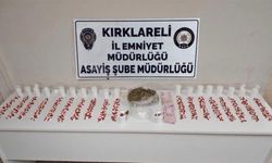 Lüleburgaz’da sırt çantasından uyuşturucu çıkan şüpheli tutuklandı