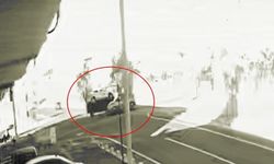 Çorlu’da otomobille çarpışan taksi takla attı: 1 yaralı