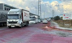 Kapaklı OSB’de cadde kırmızıya büründü