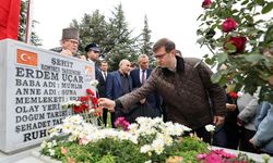 Şehit Komiser Yardımcısı Erdem Uçar kabri başında anıldı