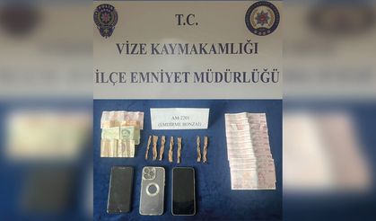 Vize’de Şüpheli Takip Sonucu Tutuklama
