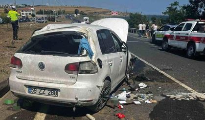 Tekirdağ’da Düğün Öncesi Feci Kaza: Nişanlı Çift Hastaneye Kaldırıldı