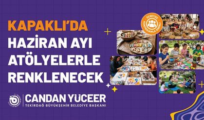 Kapaklı Sosyal Yaşam Merkezi’nde Haziran Ayı Atölye Programı Açıklandı