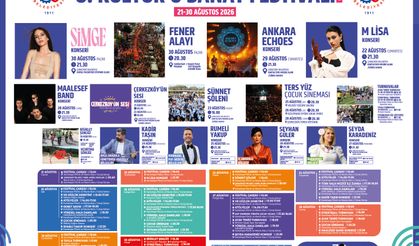 21-30 Ağustos’ta düzenlenecek festivalde konserlerden turnuvalara birçok etkinlik Çerkezköylülerle buluşacak.