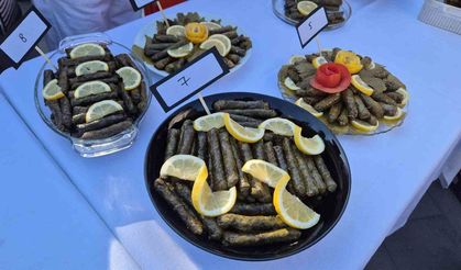 Süleymanpaşa’da Bağ Bozumu Şenliği’nde Sarma ve Tatlı Yarışması