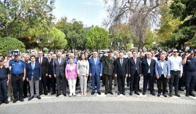 Gazi Mustafa Kemal Atatürk’ün Tekirdağ’ı Ziyareti ve Harf İnkılabı’nın Uygulanmasının 97. Yıl Dönümü, düzenlenen törenle kutlandı.