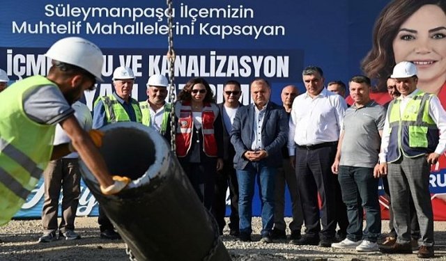 SÜLEYMANPAŞA'NIN ALTYAPISI 350 MİLYON TL'YE YENİLENİYOR