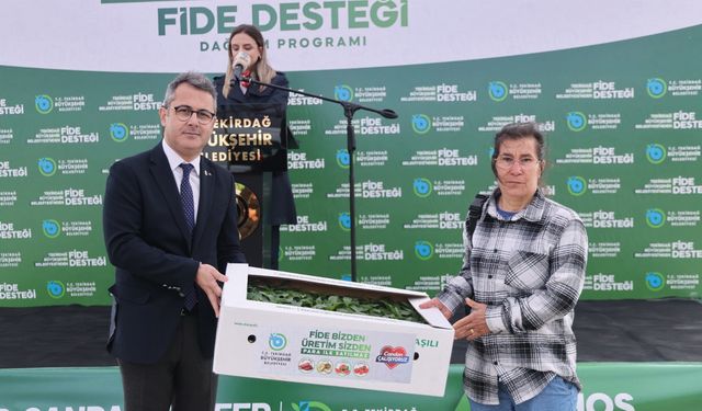 Büyükşehir’den Çiftçilere 482 Bin Fide Desteği