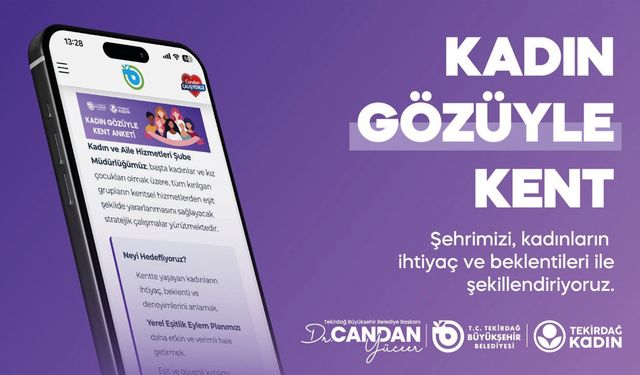 Tekirdağ’da “Kadın Gözüyle Kent” Anketi Başlatıldı