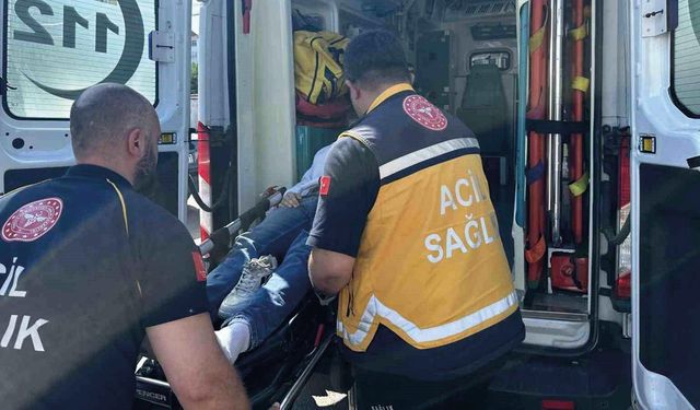 Tekirdağ Muratlı’da Motosiklet Kazası: 1 Yaralı