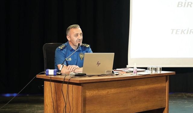 Tekirdağ'da Belediye Personeline Uyuşturucu ve Dijital Güvenlik Eğitimi