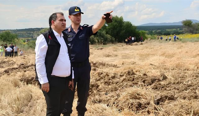 Vize'de Çıkan Anız Yangını Söndürüldü