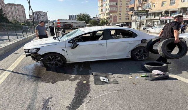 Kapaklı'da Taklalı Kaza: 1 Kişi Yaralandı