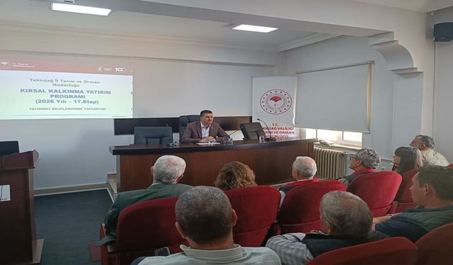 Tekirdağ’da hibe hakkı kazanan yatırımcılara bilgilendirme toplantısı