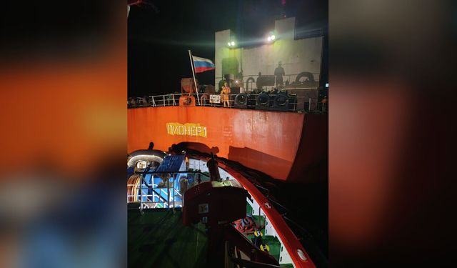 Ham Petrol Yüklü Tanker Tekirdağ’a Çekildi